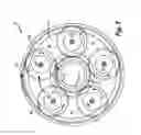 Fig. 04 - Differential gear system with carrier drive