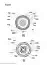 Fig. 19 - Worm wheel, reducer, and motor with the reducer