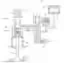 Fig. 01 - Internal combustion engine having two lubricating chambers separated from one another in a fluid-tight manner
