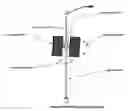 Fig. 01 - Sun tracking solar power collection system