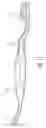 Fig. 10 - Combination Toothbrush, Floss Dispenser and Tongue Scraper