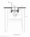 Fig. 02 - Blocking arrangement of elevating device for carpentry work