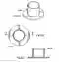 Fig. 16 - Industrial floor nozzle and fire fighting system