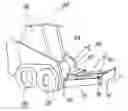 Fig. 01 - Extendable materials blade attachment for a skid steer loader