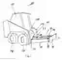 Fig. 02 - Extendable materials blade attachment for a skid steer loader