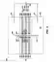 Fig. 03 - DNA sequencing using multiple metal layer structure with organic coatings forming transient bonding to DNA bases