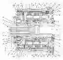 Fig. 01 - Gear train unit and arrangement for a stamping press