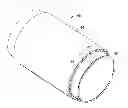 Fig. 01 - One-piece inner shell for full barrel composite fuselage