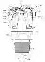Fig. 01 - Fixed cutter drill bit with core fragmentation feature