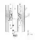 Fig. 07 - Separating element for a platform cabin comprising a push rod mechanism for moving a leaf
