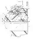 Fig. 20 - Separating element for a platform cabin comprising a push rod mechanism for moving a leaf