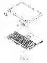 Fig. 07 - Portable computer having detachable wireless keyboard