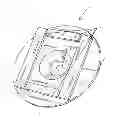 Fig. 02 - Portable stand and mount for securing a portable media or audio player to a support