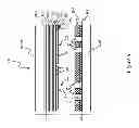 Fig. 06 - Display device with tapered light reflecting layer and manufacturing method for same