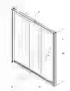 Fig. 01 - Modular door case for bathing enclosure