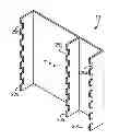 Fig. 01 - Variable Position Supporting Channel For Computing Equipment Rack