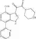Fig. 197 - PHARMACEUTICAL FORMULATIONS OF SUBSTITUTED AZAINDOLEOXOACETIC PIPERAZINE DERIVATIVES WITH PROTEASE INHIBITORS