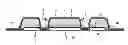 Fig. 01 - Absorbent article with pressed grooves overlying a compressed region and method of manufacturing the same