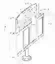 Fig. 01 - Commercial signs including magnetic components incorporating replaceable messages