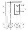 Fig. 01 - Apparatus and method for minimizing or preventing leakage from an outer container into an inner container and from an inner container into an outer container