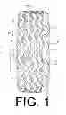 Fig. 02 - Pneumatic tire tread with groove unit comprising a main groove and an auxiliary groove both meandering in a wavy or zigzag manner