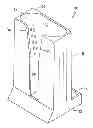 Fig. 01 - Bar soap holder having self-cleaning characteristics