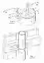 Fig. 02 - Wood to pipe bracket and a connection utilizing such a bracket