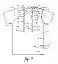 Fig. 06 - Apparel with built-in headphone extension wire device