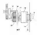 Fig. 10 - Power saw including an impact mechanism