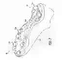 Fig. 08 - Interchangeable cleat system for footwear