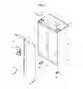 Fig. 03 - Refrigerator with a covering member on an outer case for guiding a water supply pipe