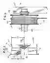 Fig. 04 - Cable drum construction of door lift mechanism for multiple horizontal panel garage door with disproportionally heavy top portion