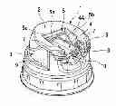 Fig. 01 - Closure cap for a container filled with a medical fluid, and container having a closure cap