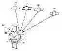 Fig. 01 - Electronic timepiece with internal antenna