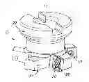 Fig. 01 - Cutting tool and cutting insert having clamping bore with spaced apart clamping portions therefor