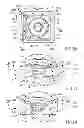 Fig. 09 - Cutting tool and cutting insert having clamping bore with spaced apart clamping portions therefor
