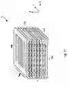 Fig. 12 - Horizontal interdigitated capacitor structure with vias
