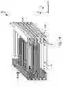 Fig. 15 - Horizontal interdigitated capacitor structure with vias
