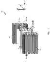 Fig. 17 - Horizontal interdigitated capacitor structure with vias