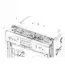Fig. 01 - Dishwasher comprising an automatic door opening mechanism