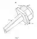 Fig. 02 - Light guide with region between light rod and lens