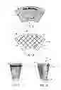 Fig. 02 - Web with patterned adhesive for forming labels for foam cups