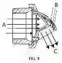 Fig. 09 - High flow water return fitting for swimming pools and spas