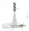 Fig. 02 - Laser propelled flight vehicle