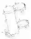 Fig. 01 - Apparatus for gravity fed animal feeder