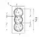 Fig. 04 - Engine assembly including multiple bore center pitch dimensions