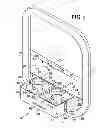 Fig. 02 - Holder apparatus for beverage containers and other objects for use with an airplane cabin window frame assembly and installation method for same