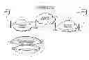 Fig. 01 - Architecture and protection method for mesh protection of N services with M shared resources