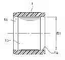 Fig. 01 - Self-lubricating bushing for a joint, which is intended to be mounted on a shaft