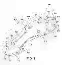 Fig. 02 - Medial rotational traction element arrangement for an article of footwear